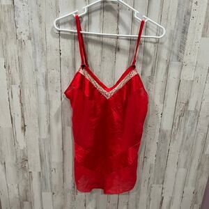 Cosmopolitan Red Lace Button Teddy Lingerie Playsuit Sexy Cheeky Womens Medium